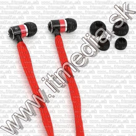 Image of Omega Freestyle Silicone Headset FH2112 Red *Fabric Braided* (IT10947)